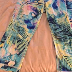 Soma Sport Crop Exercise/Lounge Legging - Size Large